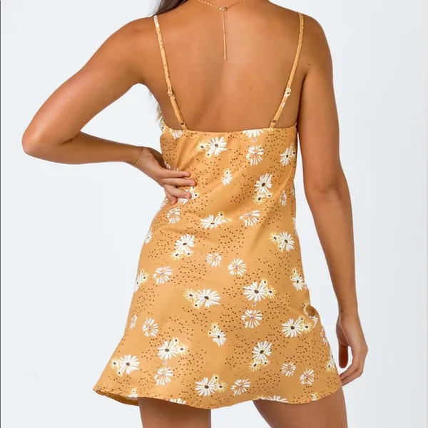 Princess Polly YELLOW MINI DRESS - Image 3