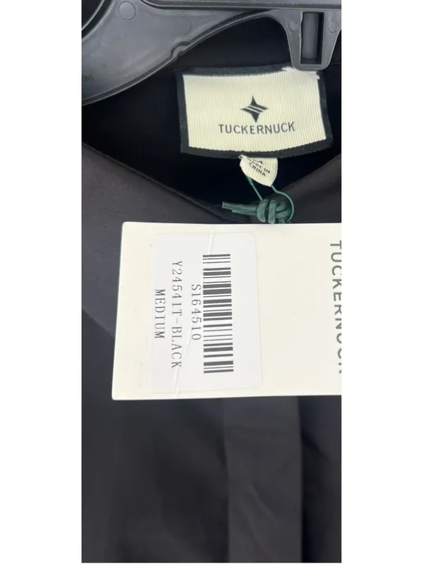 Tuckernuck Black Delaney Dress M Collar Puff Sleeve Classic Elegant Business - Image 11