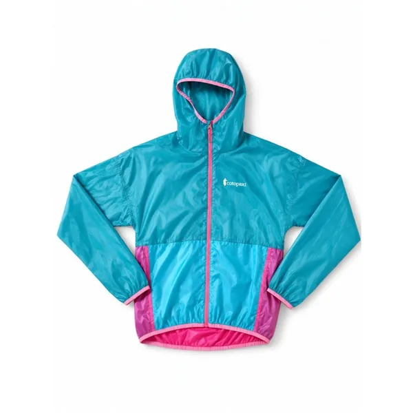 Cotopaxi Teca Windbreaker Jacket Blue Pink Colorblock XS Lightweight Gorpcore - Image 2
