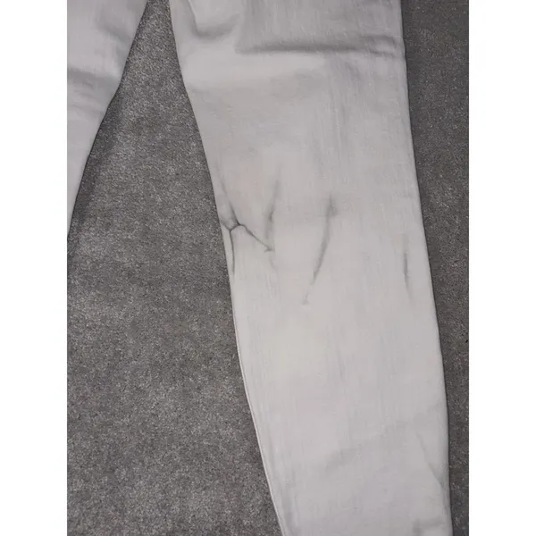 madewell‎ 9" high riser skinny jeans white 28 Spots On Back - Image 6