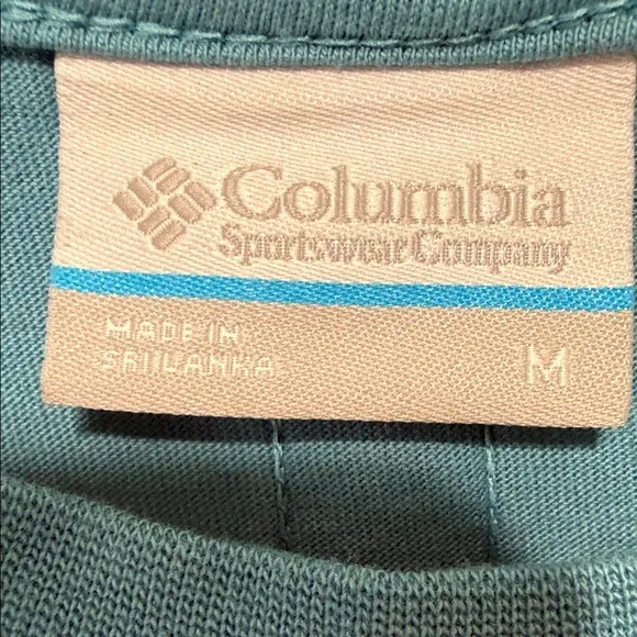 Columbia Teal Long Sleeve Shirt - Image 4