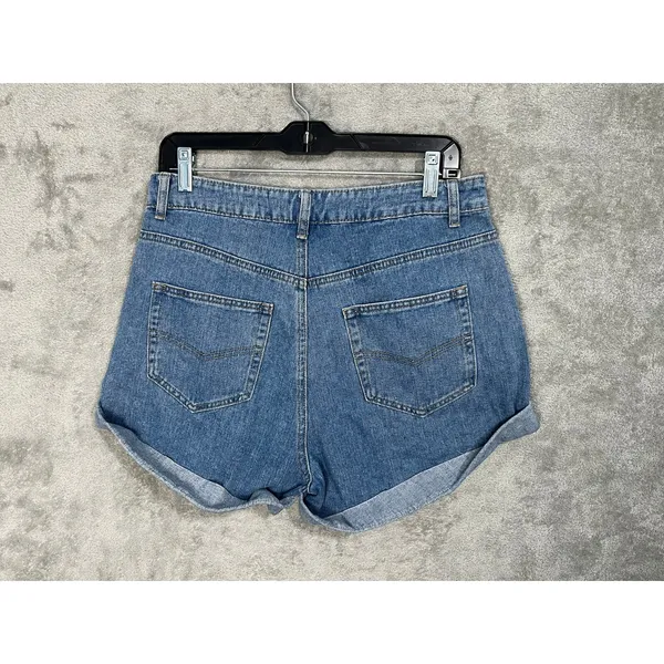 Cider Denim Mom Jean Shorts Size Large High Rise Summer Beachy Vacation - Image 3