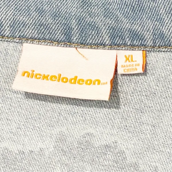Nickelodeon‎ Rugrats Angelica Size XL Princess Jean Denim Jacket Cotton Coat - Image 4