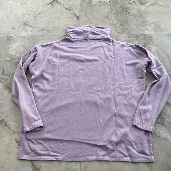 Joy Lab Funnel Neck Pullover Thin‎ Sweatshirt Size XS Xsmall Lavender Purple - Image 2