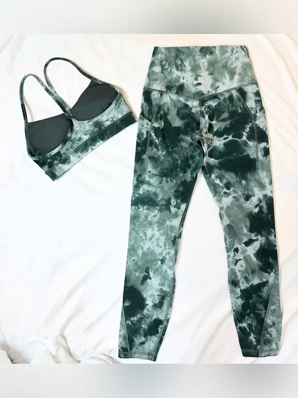 Lululemon Align Pocket/Flow Y Matching Set – Diamond Dye Starlight Smoked – 4 - Image 9