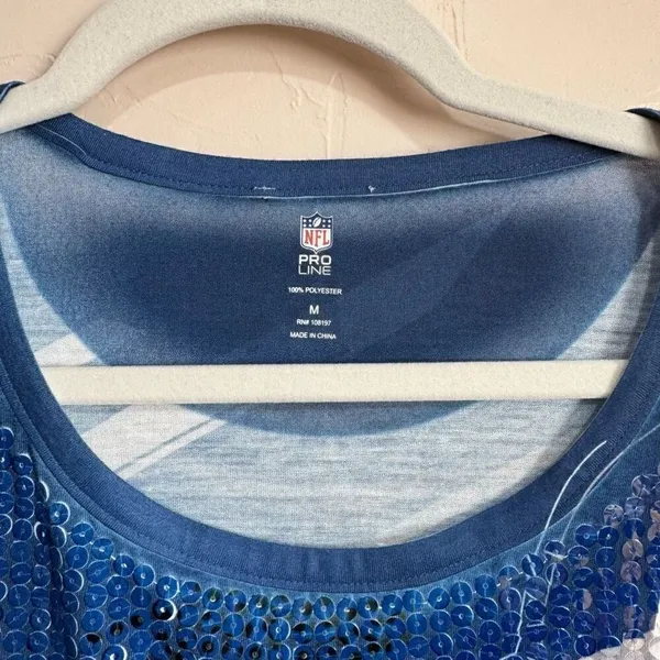 New Indianapolis Colt’s NFL women’s Sequin Top - Image 3