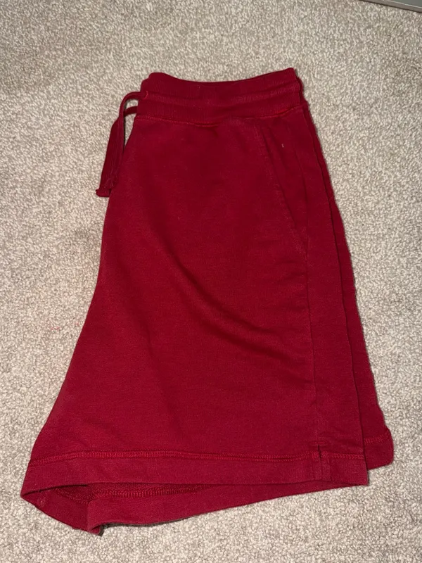 Old Navy Maroon Drawstring Athletic Shorts - Image 3