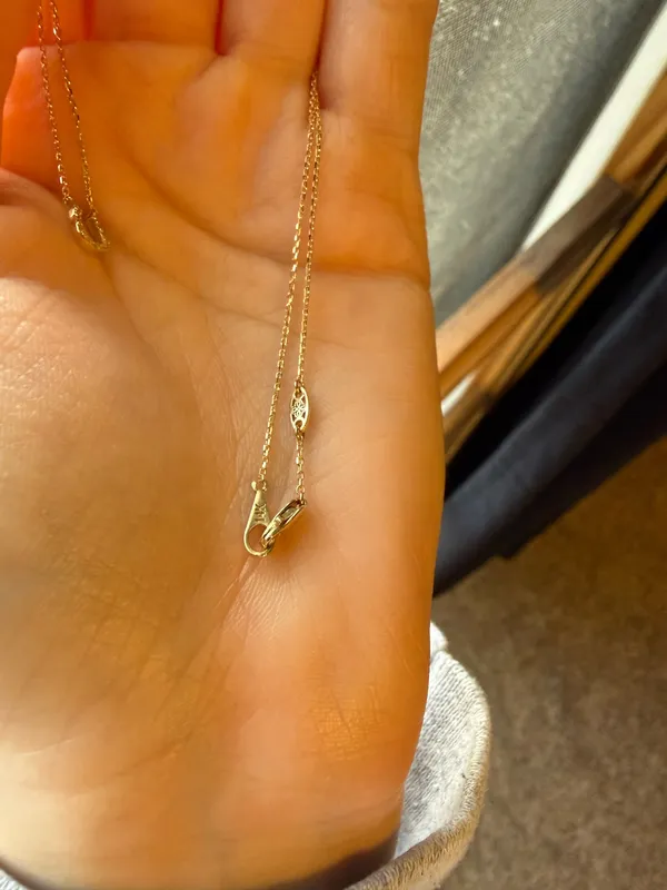 Horseshoe Necklace Gold - Image 3