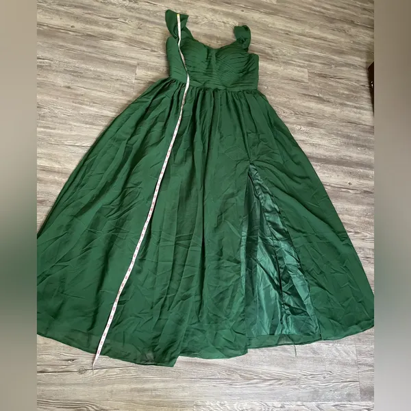 Wedding Dress Green Size 12 - Image 8