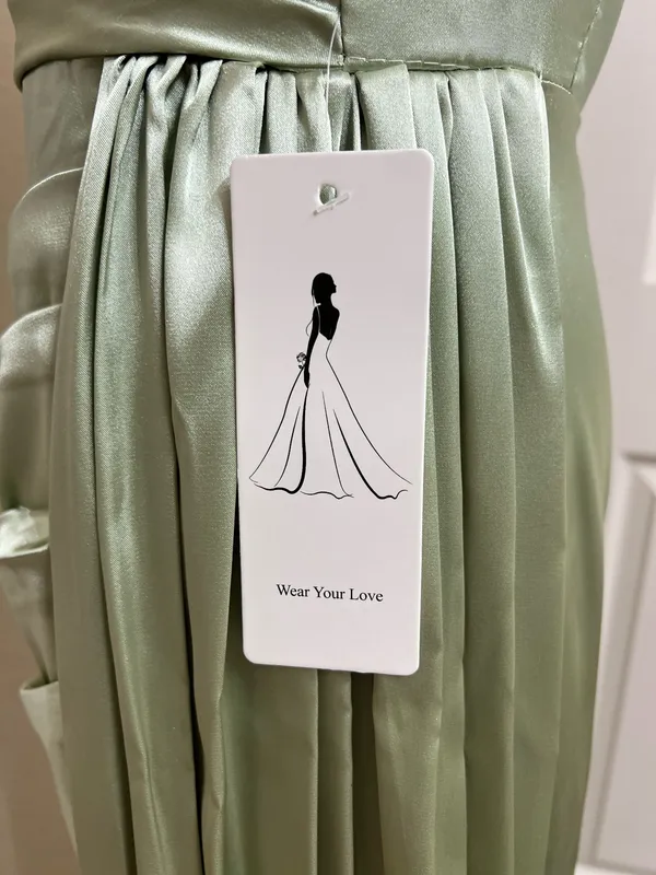 Prom dress green color - Image 5