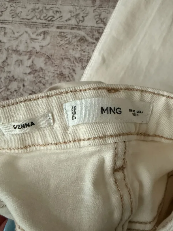 Mango White Jeans - Image 2