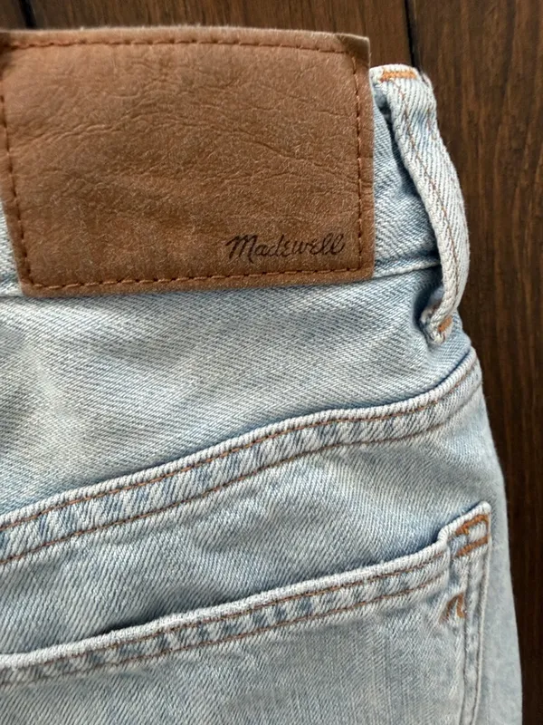 Madewell The Perfect Vintage Light Wash Jeans Size 28 High Rise - Image 5