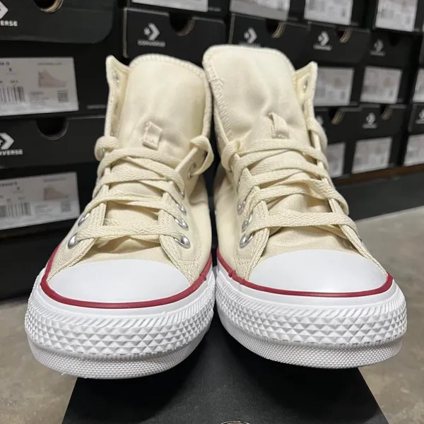 Converse Women's Cream and White Trainers - Image 3