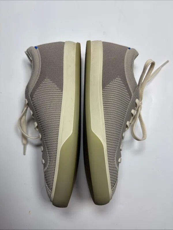 Rothy's The Lace Up Sneaker in a gray color S-557 Sz 8 - Image 3