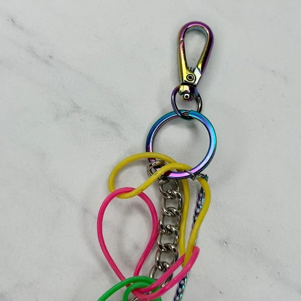 Rainbow Multi Strand Chain Pants Chain Wallet Chain 19" Chunky ✨ - Image 6