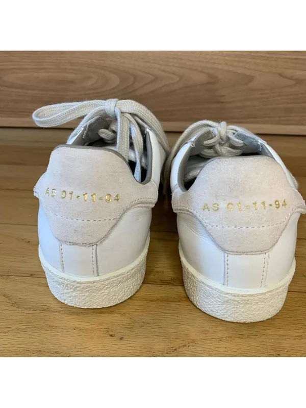 AllSaints Thelma Suede Low Top Sneakers in White - Size 6 - Image 4