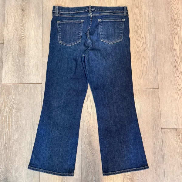 J Brand Selena Jeans Women's‎ Size 31 Dark Wash Denim Cropped Bootcut Casual - Image 9