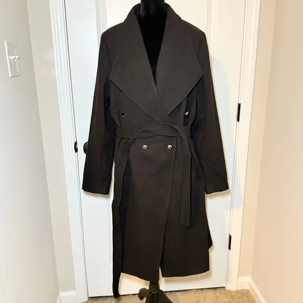 City Chic Sassy Military Coat Size Large Chic Casual Minimalist - Image 4