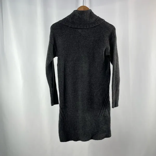 Anthropologie Sonoran Wool Alpaca Blend Cowl Neck Sweater Dress in Grey Size‎ S - Image 7