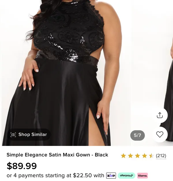 Black Prom Dress - Image 2