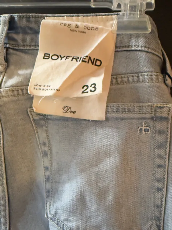Rag & Bone Low Rise Slim Boyfriend Jeans NWT - Image 10
