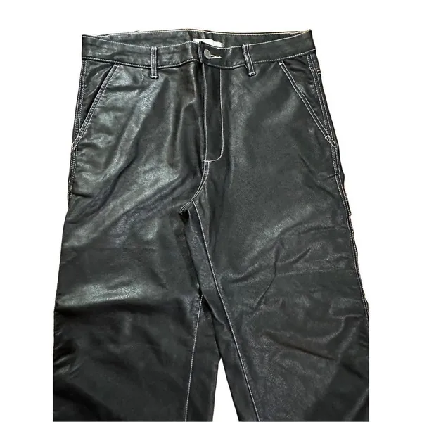 Urban Outfitters BDG Leila Faux Leather Carpenter High‎ Rise Pants sz 27 - Image 10