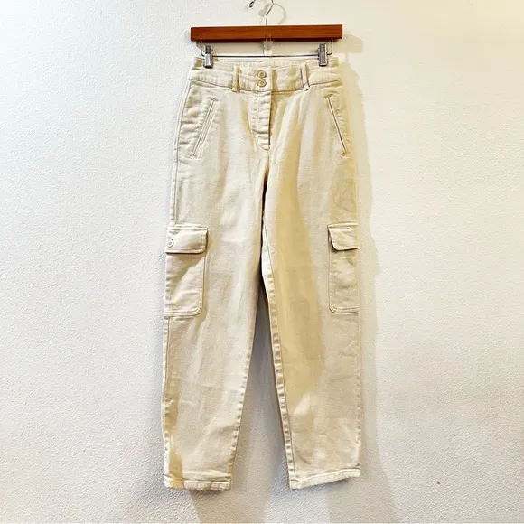 Aritzia‎ Wilfred Free Modern Cargo Preppy Ankle GD Birch Pants Size 4 - Image 2