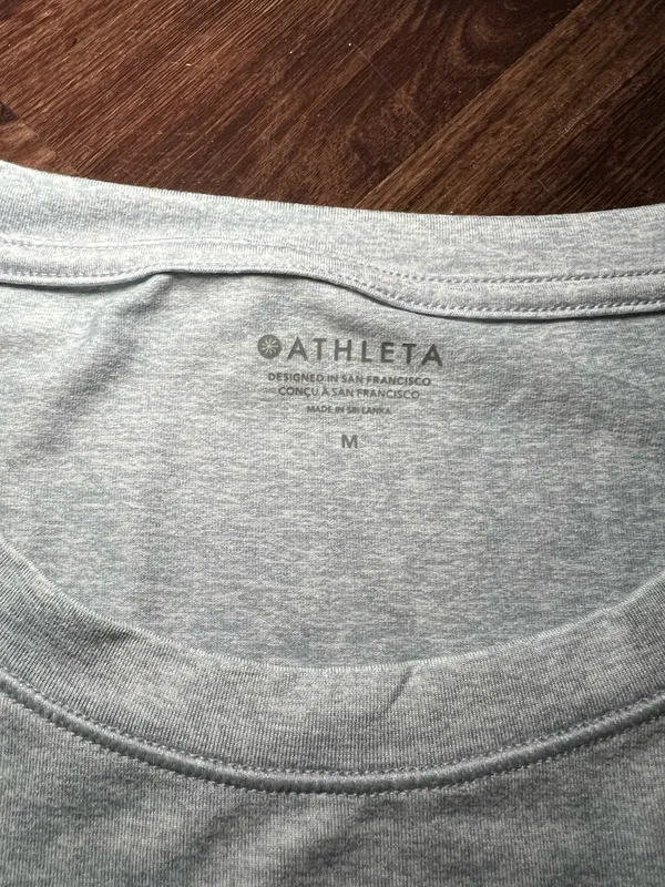 Athleta Uptempo Top Grey Size Medium - Image 5
