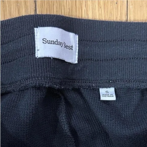 Aritzia waffle knit pants - Image 3