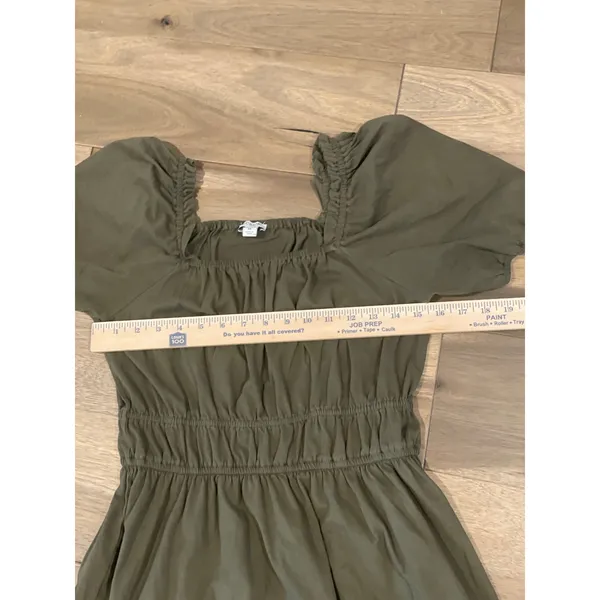 J.Crew Carmen Neck Puff‑Sleeve Mini Dress Size M 100 Percent Cotton - Image 3