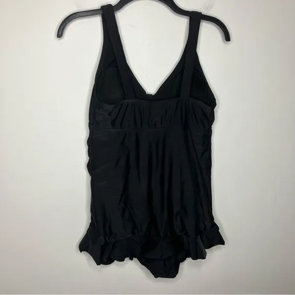 Motherhood Maternity black one piece swimsuit‎ size medium - Image 6