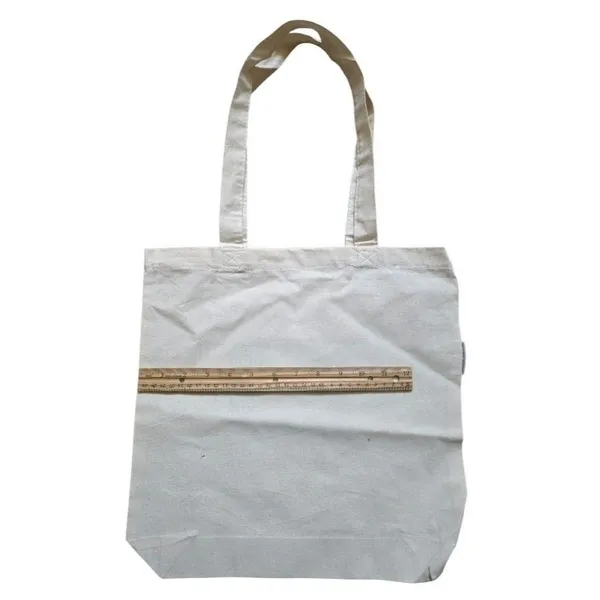 Burton Cotton Reusable Bag Snowboarding Shopper Travel Tote Graphic 14"x14" - Image 3