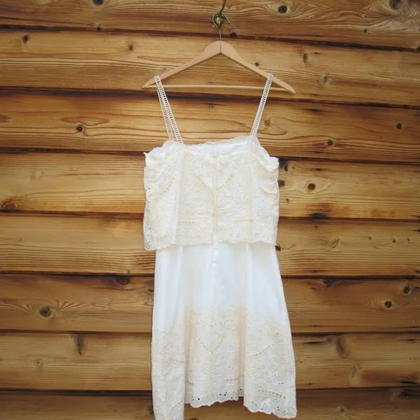 NWT Chelsea & Violet Cream Dress - Image 5
