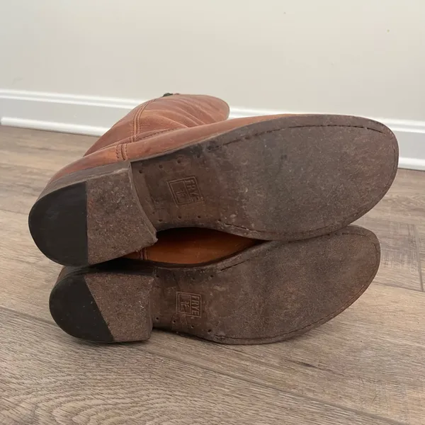 Frye Melissa Button Leather Rising Boots - Image 9