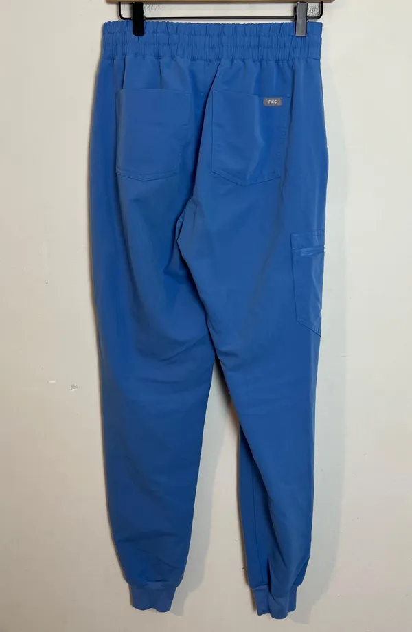 - High Waisted Zamora Jogger Scrub Pants Ceil Blue Tall Doctor Nurse Medical - Image 4