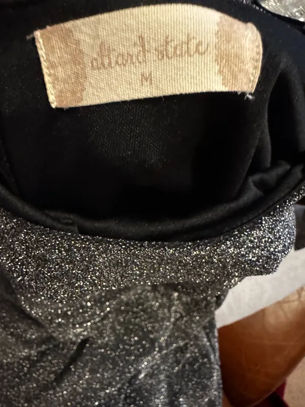 Black and sliver sparkly dress Altard state - Image 3