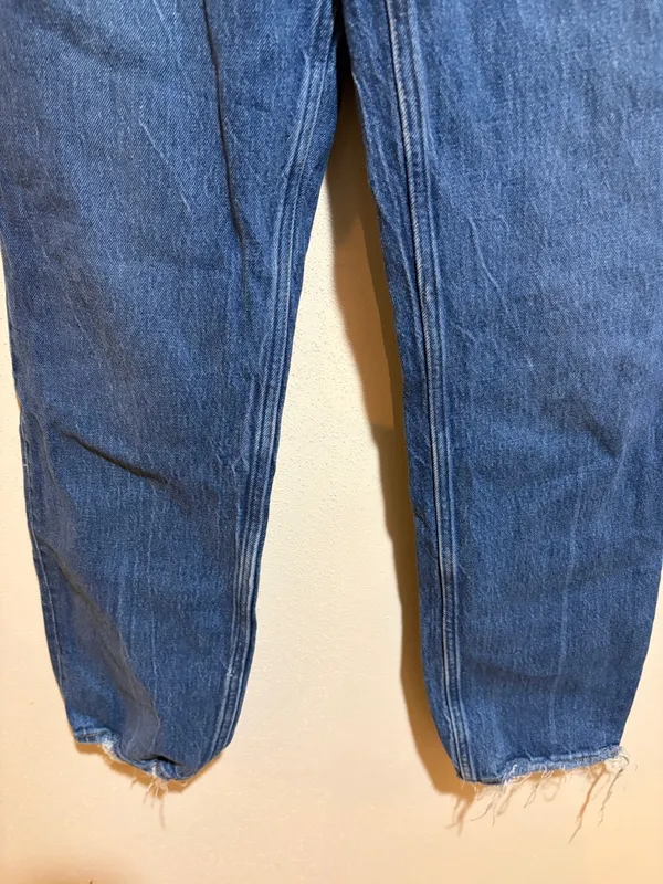 Abercrombie & Fitch 90s Straight Ultra High Rise Blue Denim Jeans Size 27/4 - Image 8