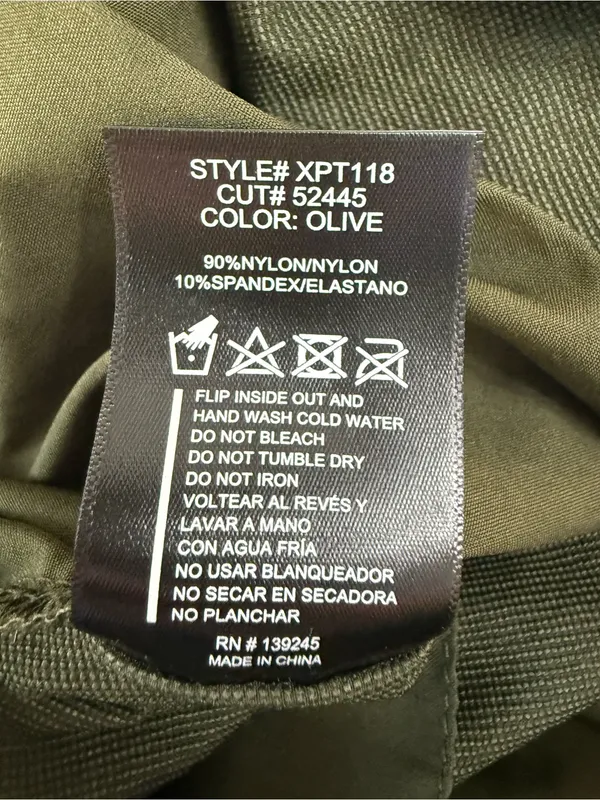 Buckle Vibrant Cargo Drawstring Pants Size Medium Baggy Wide Leg - Image 4