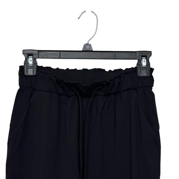 Lululemon‎ Stretch High Rise Jogger Women's Size 4 Full Length Drawstring Black - Image 2