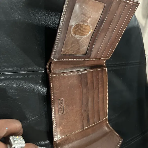 Dooney & Bourke Brown and Gray Wallet - Image 8
