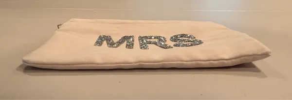 The Ring Boxes | bridal, MRS zippered cosmetic bag - Image 7