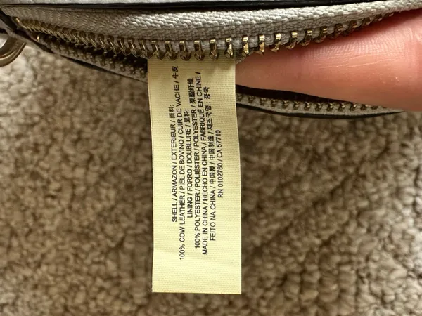 Kate Spade Grove Street Carli Gray Dome Leather Satchel with Crossbody Strap - Image 15