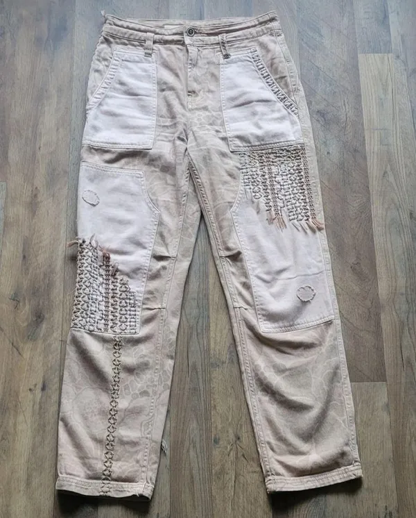 Anthropologie Pilcro The Camp Wanderer Patchwork Pants Waist 29 - Image 2