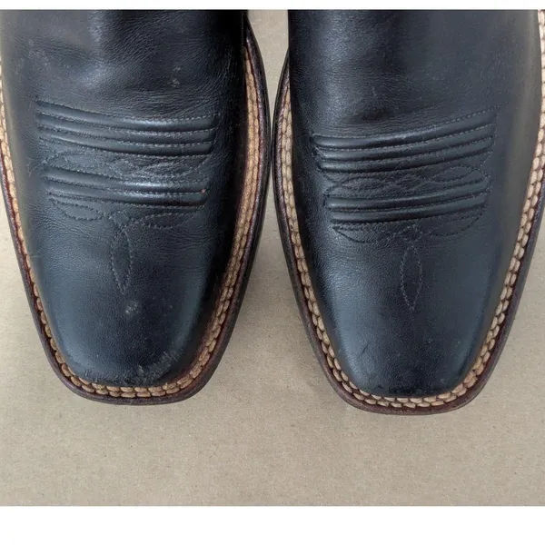 Ariat Legend Square Toe Leather Cowboy Boots Embrodiered Western Cowgirl Womens - Image 12