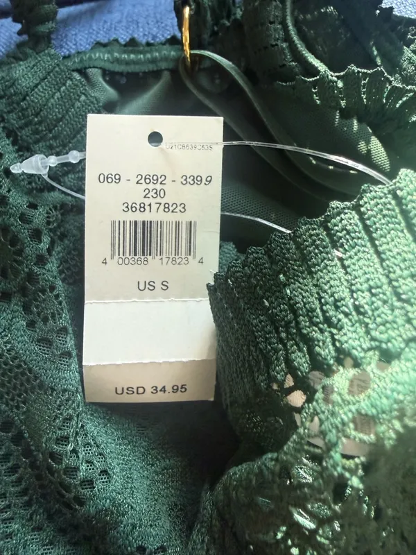 Aerie NWT Coral Lace Bandeau Bralette Small - Image 4