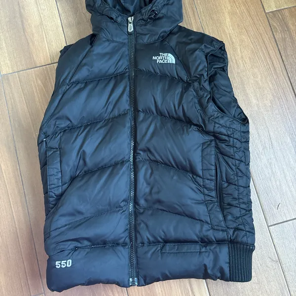 Black North Face Puffer Vest The 550 Women’s Small - Image 3