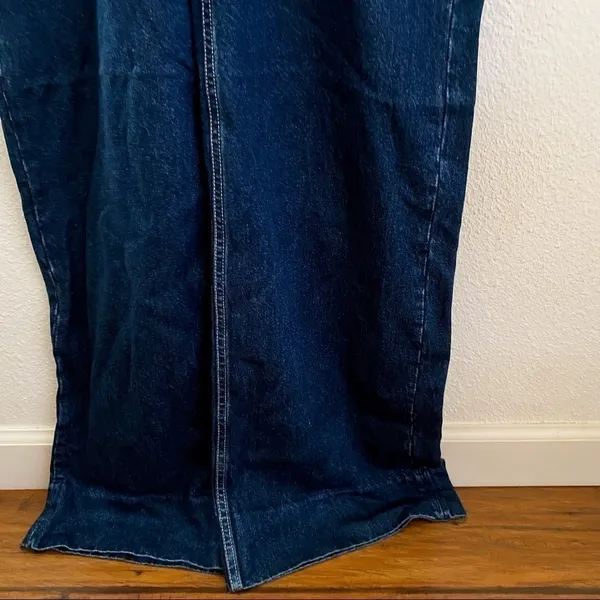 Rag & Bone Willow Denim Wide Leg Jumpsuit One Piece‎ Indigo Size 23 NWT - Image 5
