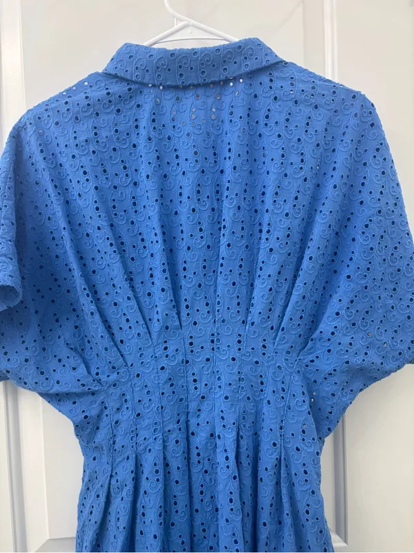 Exquise Tobie Eyelet Mini Shirtdress - Image 8