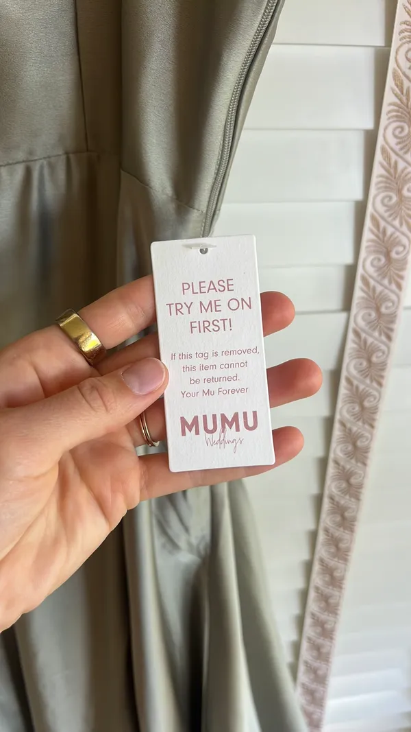 Show me your Mumu sage green bridesmaid dress - Image 8