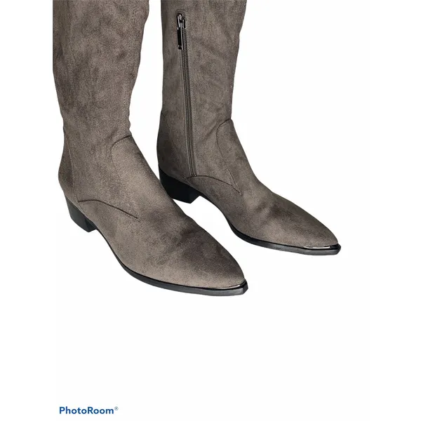 Marc‎ Fisher LTD Over the Knee suade boot 7.5 brown - Image 2